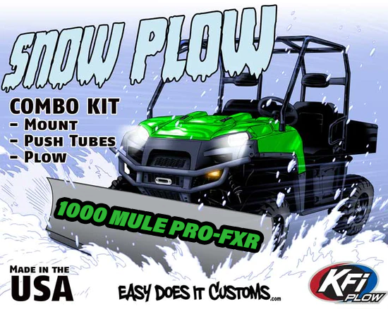 KFI Snow Plow - 2024 - KAWASAKI UTV 1000 Mule PRO-FXR