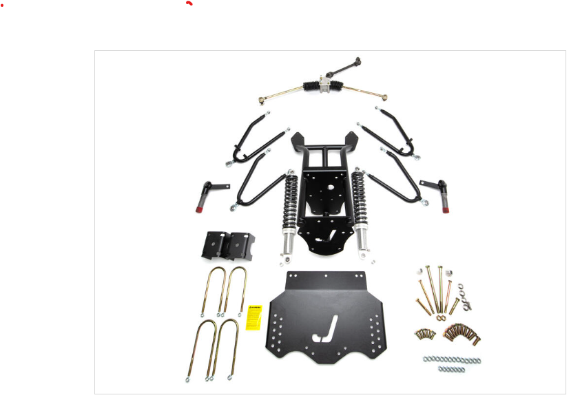 Jakes Long Travel Lift Kit w/Updated External Reservoir Shocks for