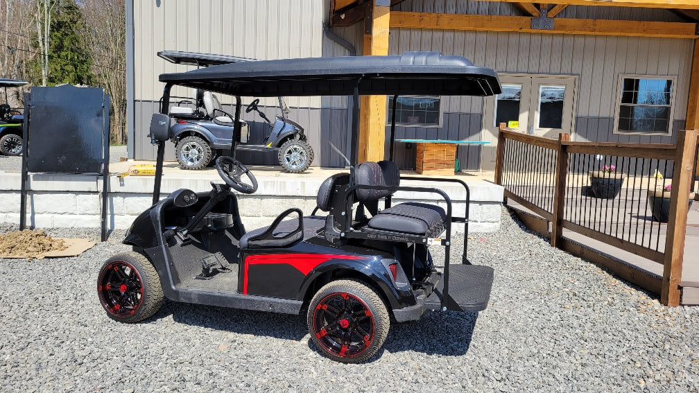 2018 EZGO RXV 48v Custom Black and Red Body *SOLD*