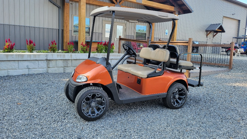 EZGO RXV - Sunburst Orange with Custom Wheels *SOLD*
