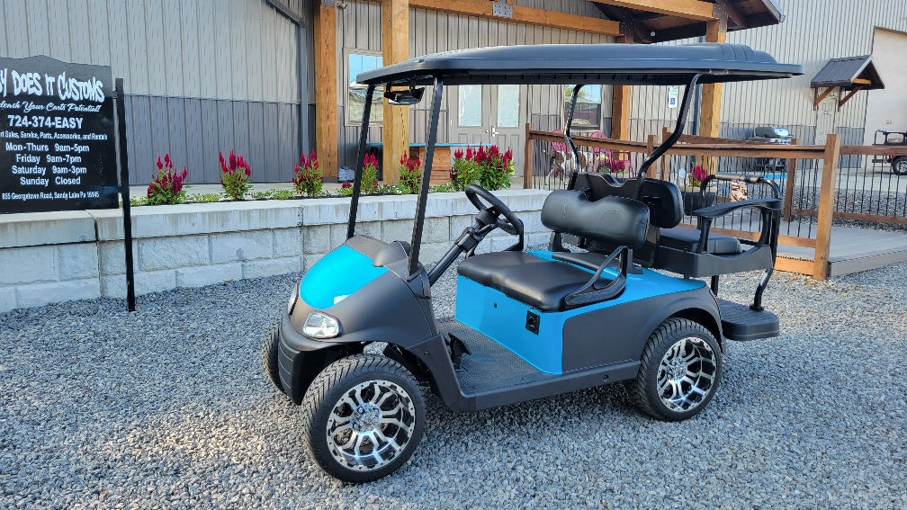 2018 EZGO RXV 48v - Matte Black and Blue *SOLD*