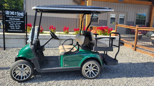 EZGO RXV 48v - Green with Extended Roof