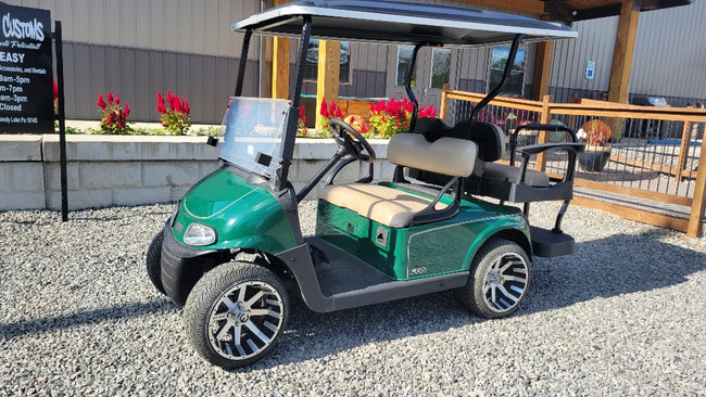 EZGO RXV 48v - Green with Extended Roof
