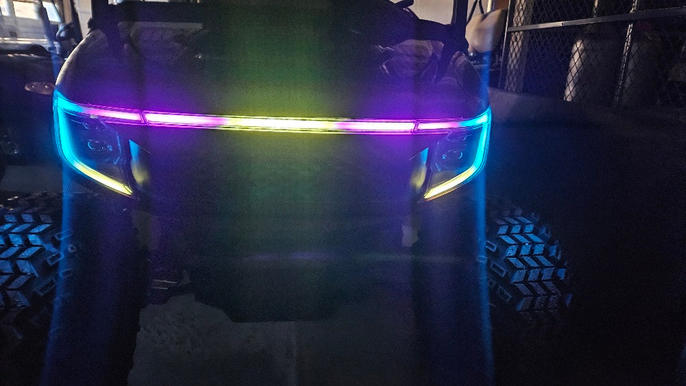 EZGO RXV 48v - New Carmine Red Apex body with custom seats *SOLD*