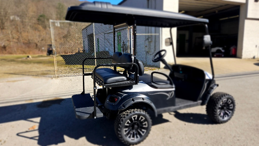 EZGO TXT - Custom Matte Black and Silver 48v *SOLD*