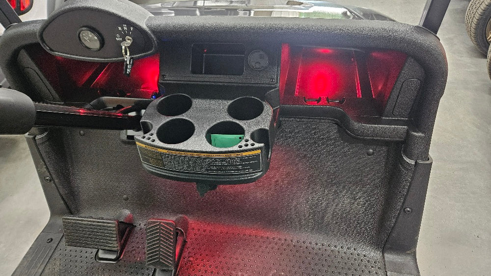 Electric EZGO RXV Golf Cart - Charcoal Metallic APEX Body *SOLD*