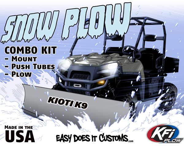 2023-Current Kioti K9 - KFI UTV Plow Kit 106595