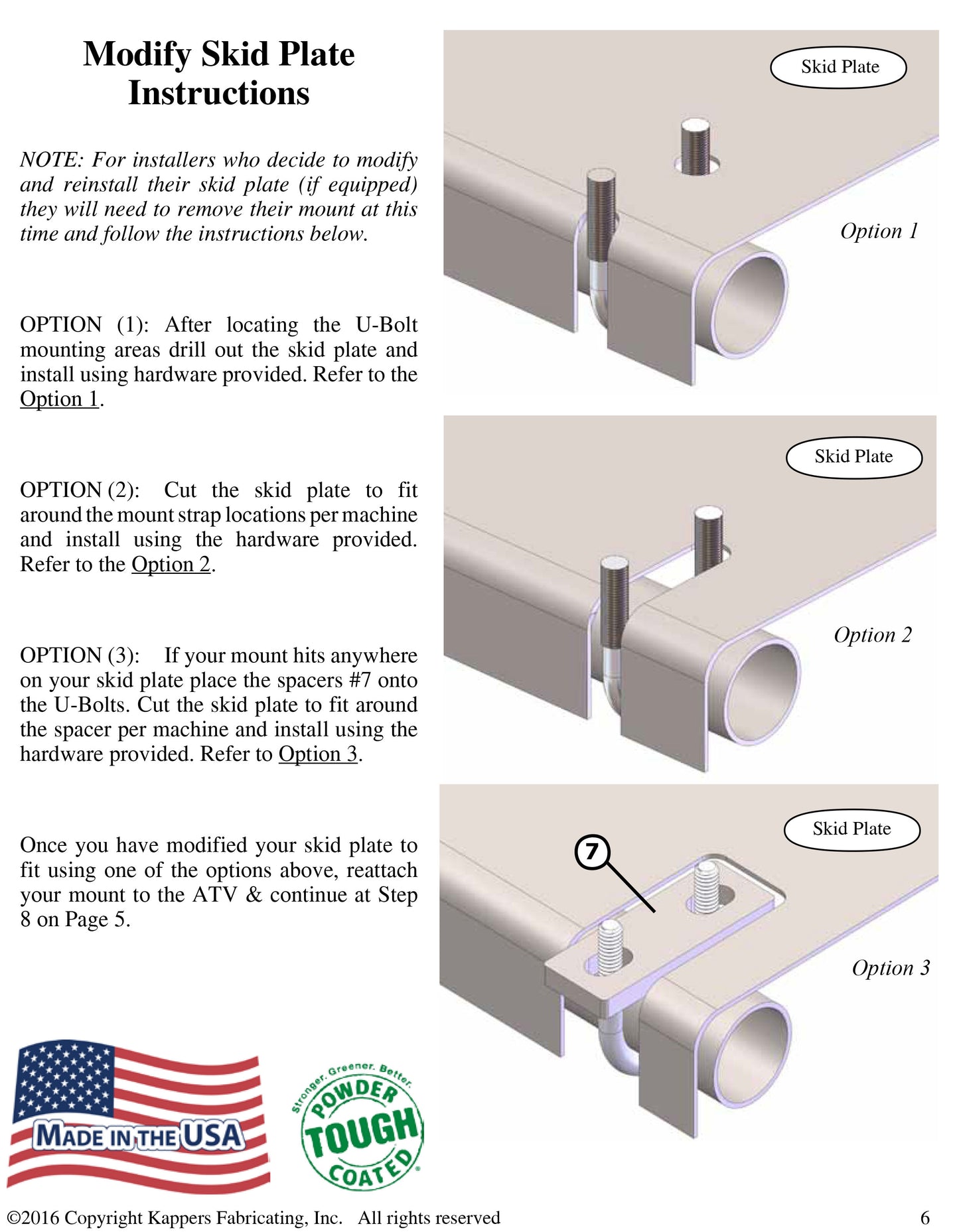 Hisun Tactic 550 / Tactic 750 - 2017-2022 ATV KFI Plow Mount 105745