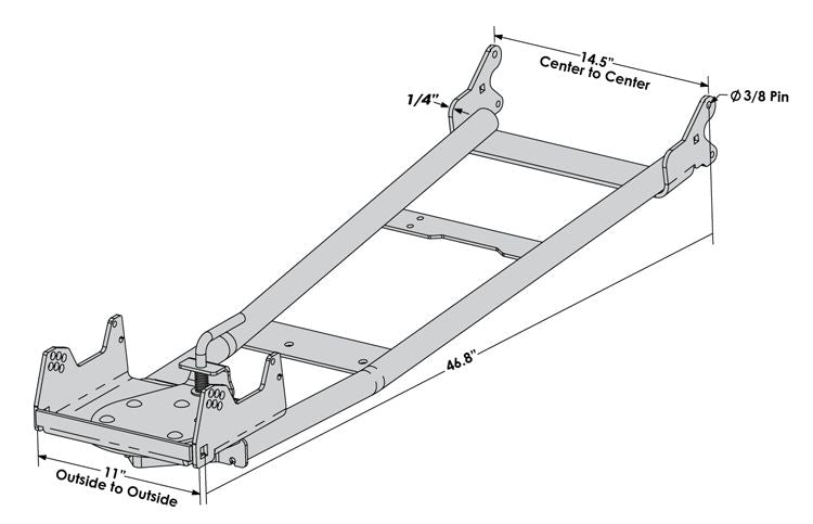 KFI ATV PLOW PUSH TUBE 105000