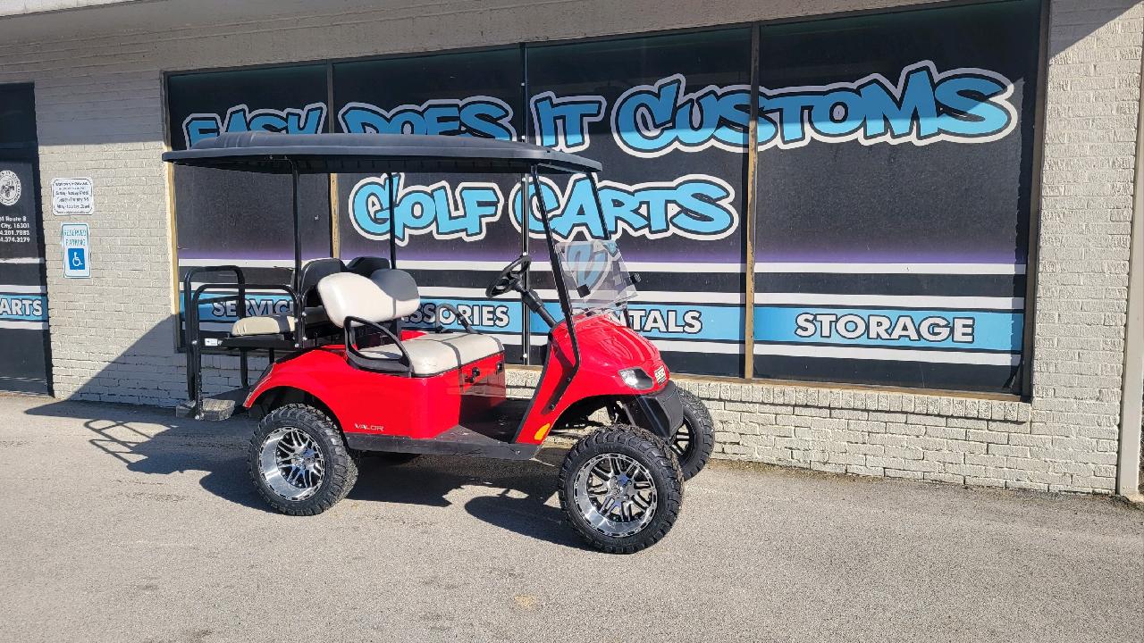 2018 Gas EZGO TXT - Lifted with Red Body *SOLD*