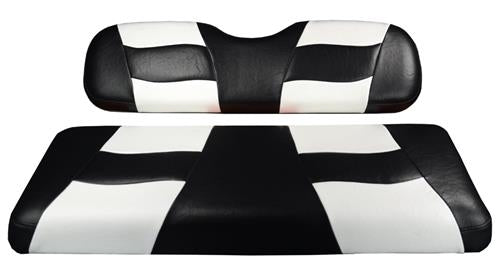 RIPTIDE FRONT SEAT COVER TXT BLACK/WHITE