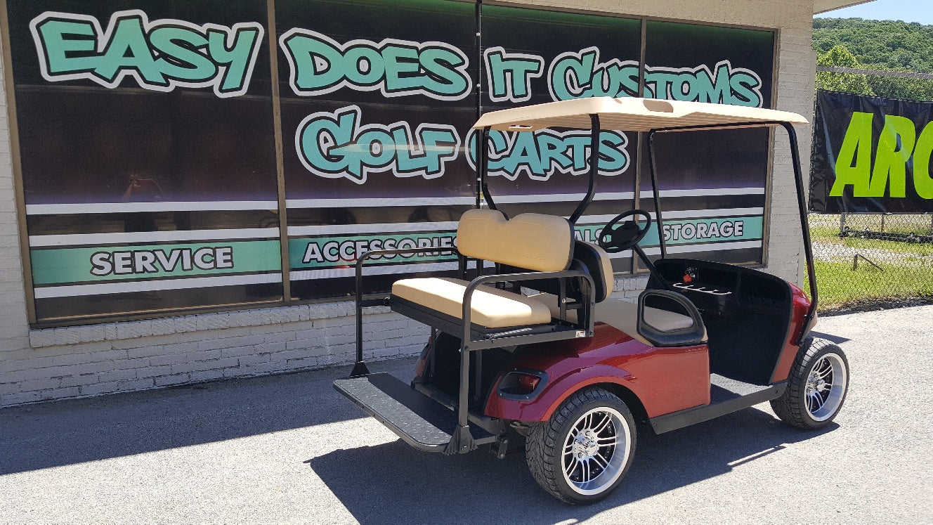 2015 EZGO TXT Electric Golf Cart - New Inferno Red Body - SOLD