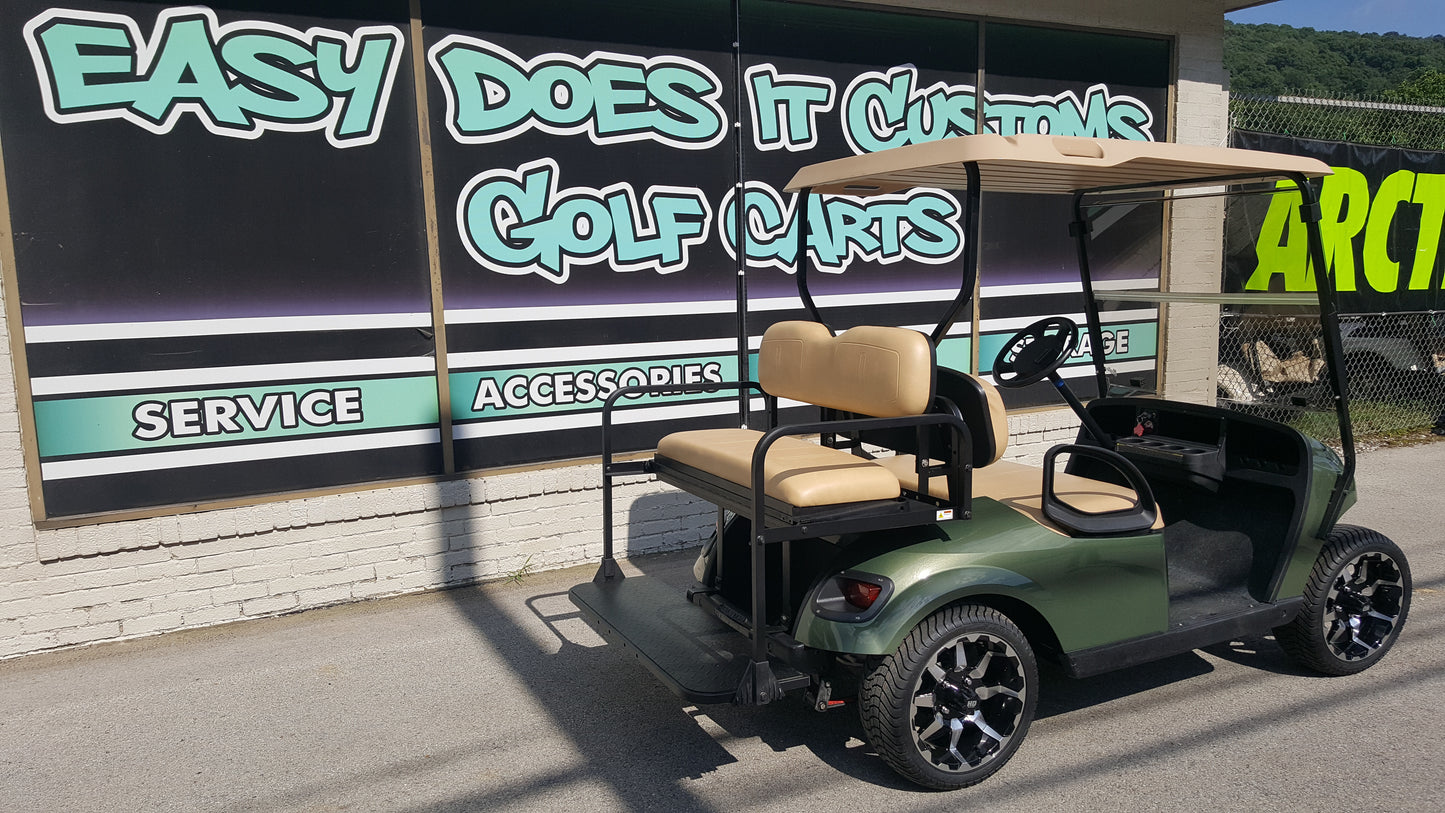 2014 Electric EZGO TXT Golf Cart with New Sage Green Body - SOLD
