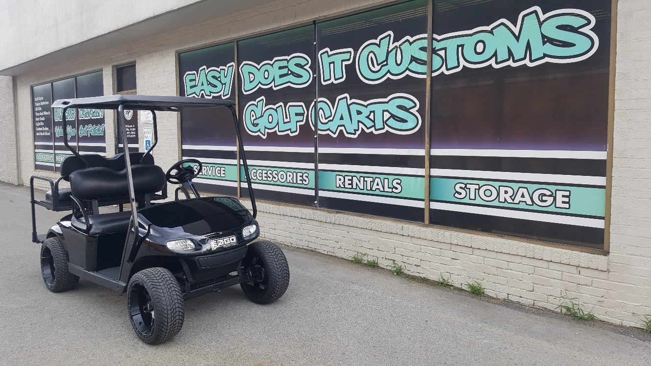 2015 Electric EZGO TXT Golf Cart with New Black Body - SOLD
