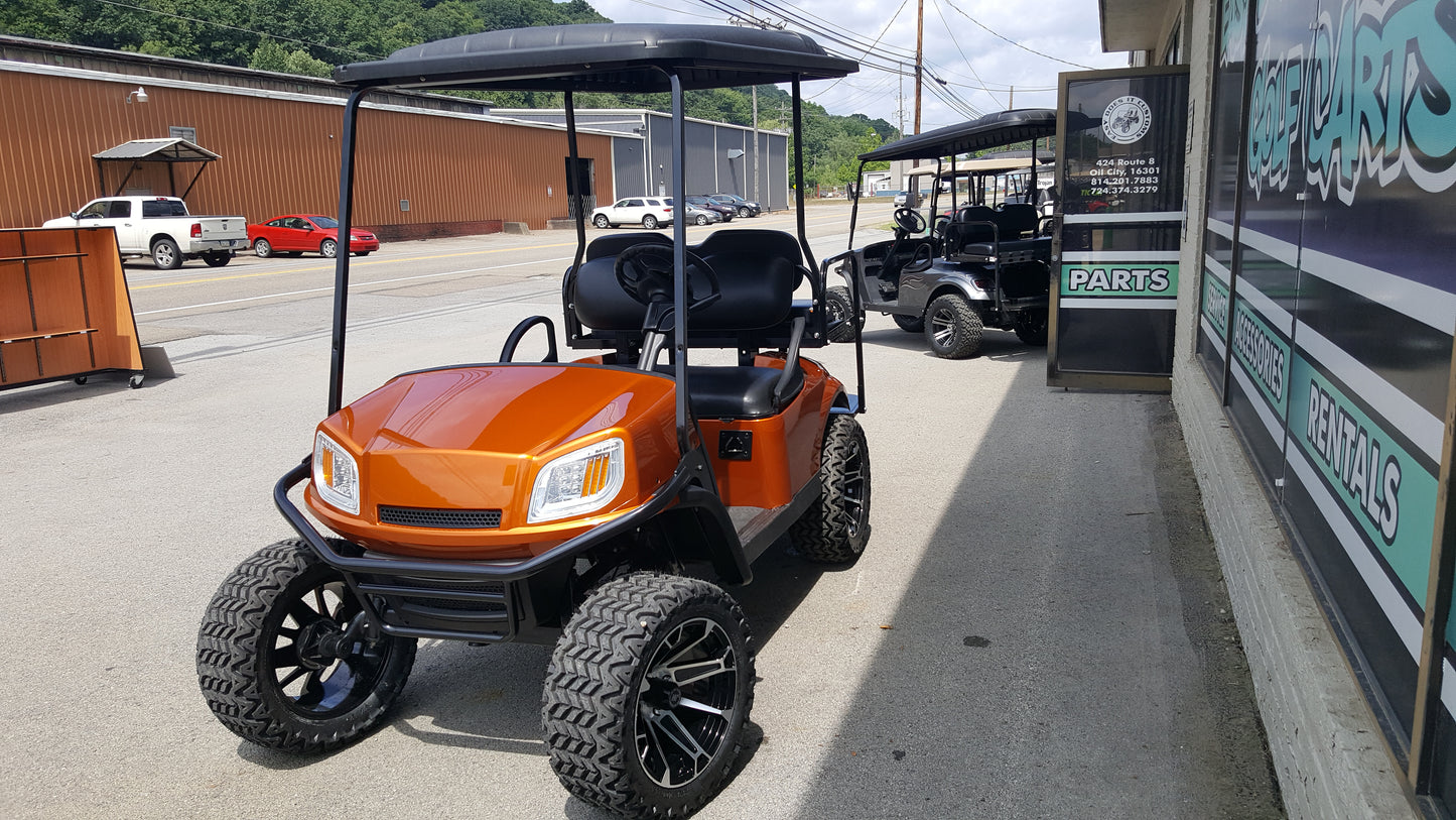 2015 Electric EZGO TXTGolf Cart - Sunburst Orange - SOLD!