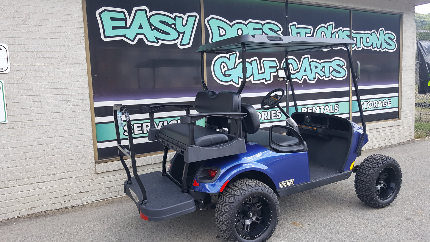 2018 EZGO TXT Freedom Gas Golf Cart - Blue *SOLD*