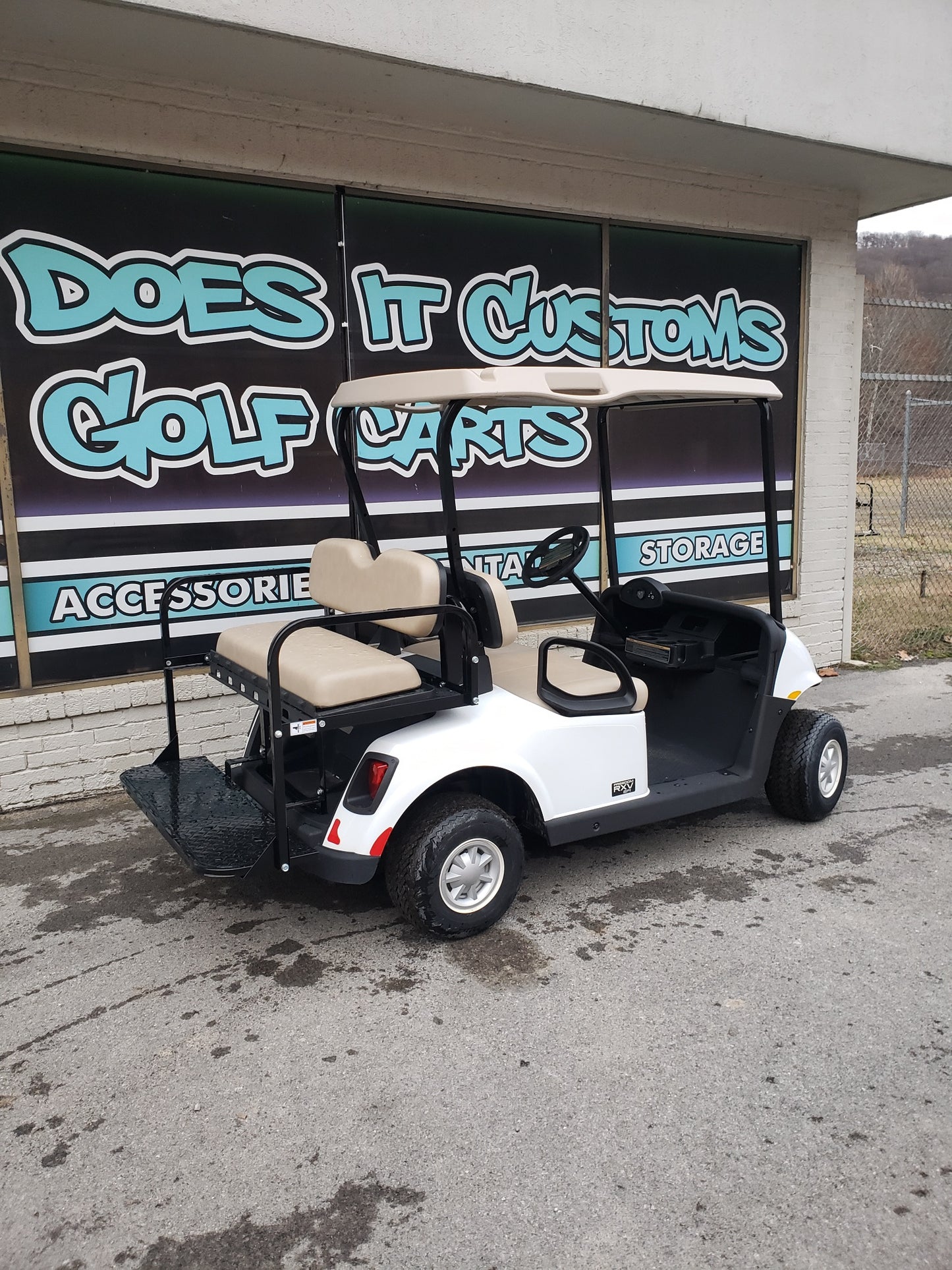 Brand New Gas EFI EZGO RXV - White Golf Cart **SOLD**