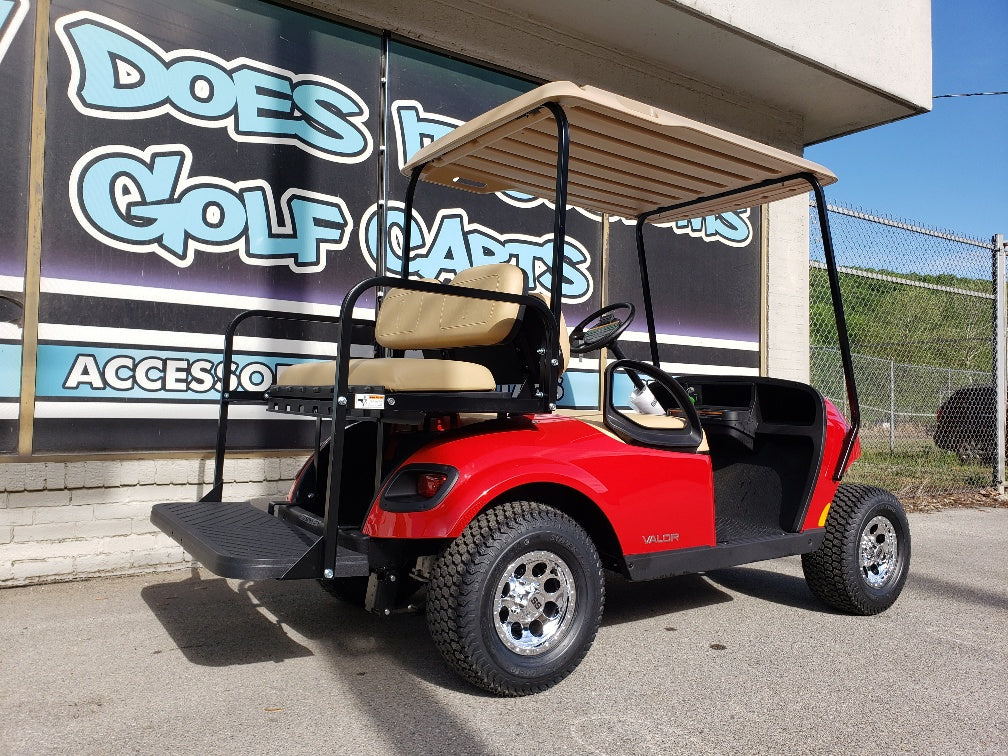 2021 EZGO Valor 48v - Red with Tan *SOLD*