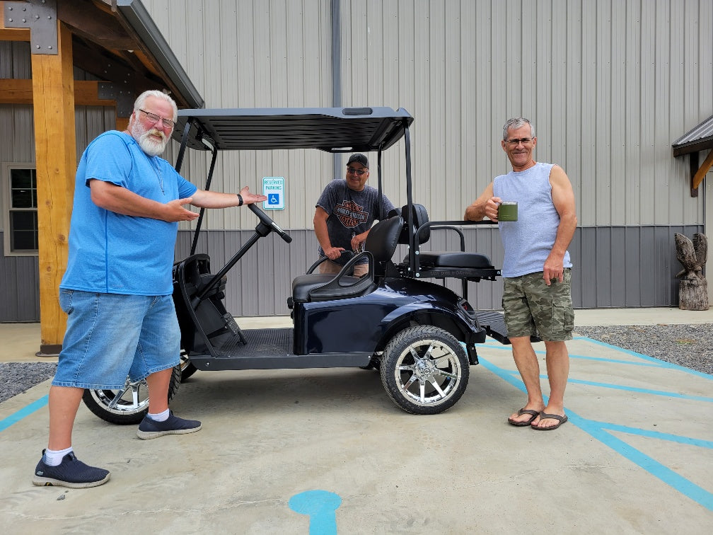 2017 EZGO TXT 48v Custom Navy Golf Cart *SOLD*