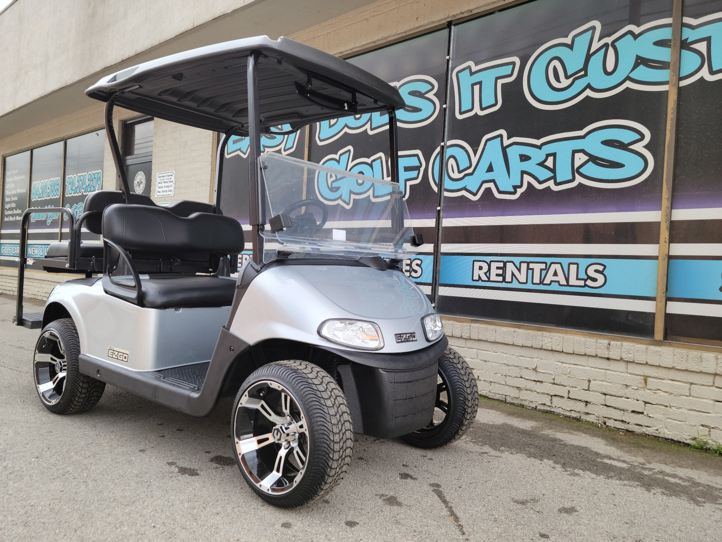 2017 EZGO RXV - Silver w/ Black Seats *SOLD*