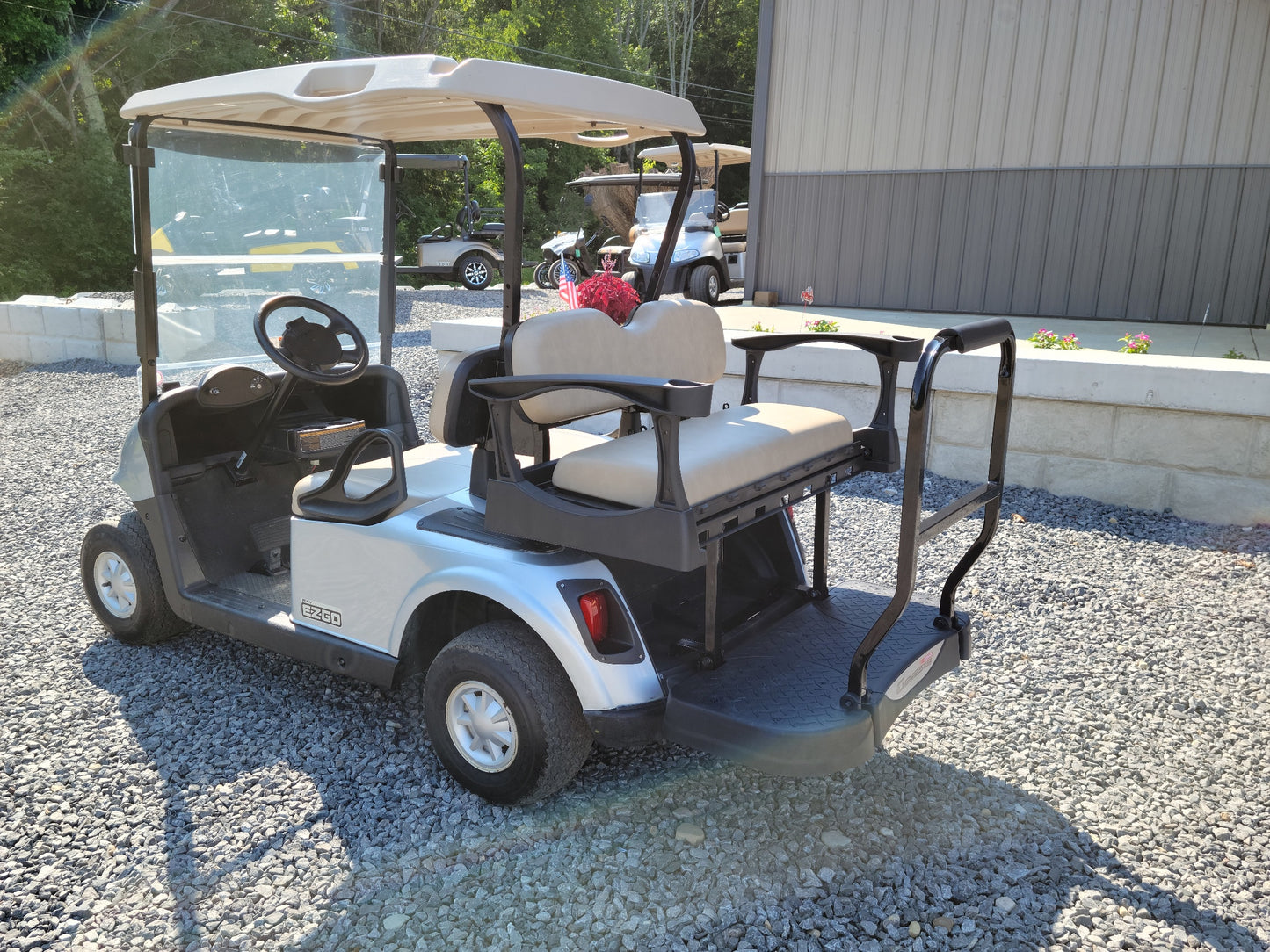 EZGO RXV Electric 48v with Upgraded Rear Flip Seat *SOLD*
