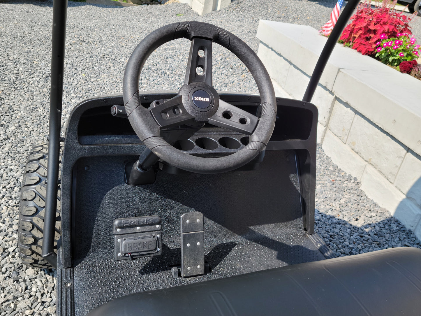 2018 Gas EZGO TXT Black with Blue *SOLD*