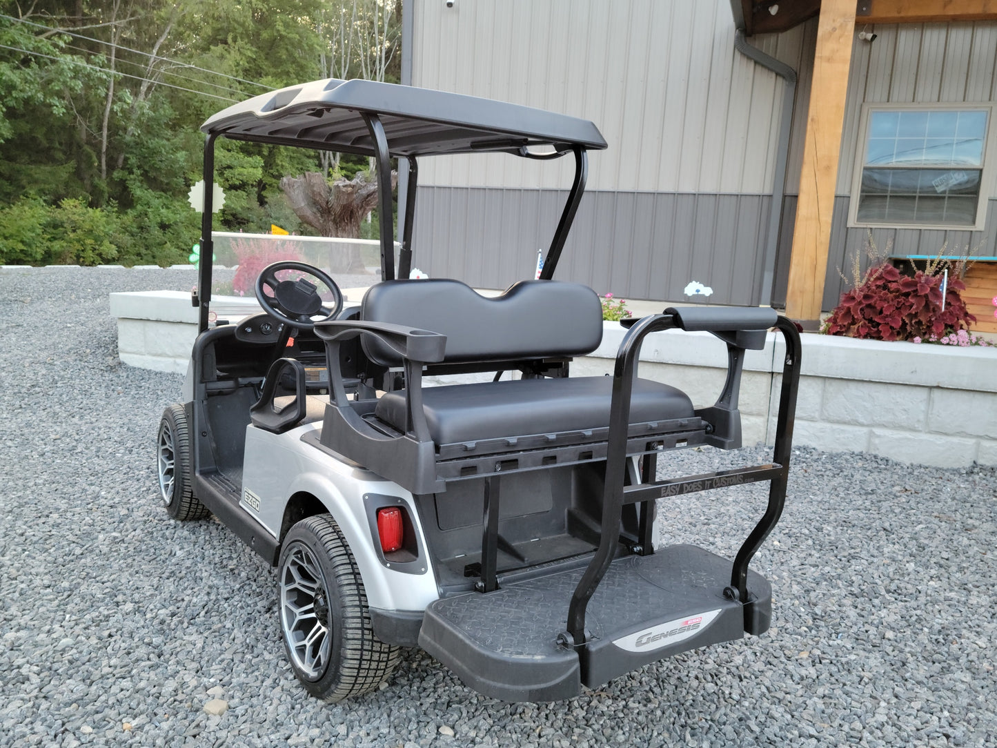 2017 Electric EZGO RXV Silver with Black *SOLD*
