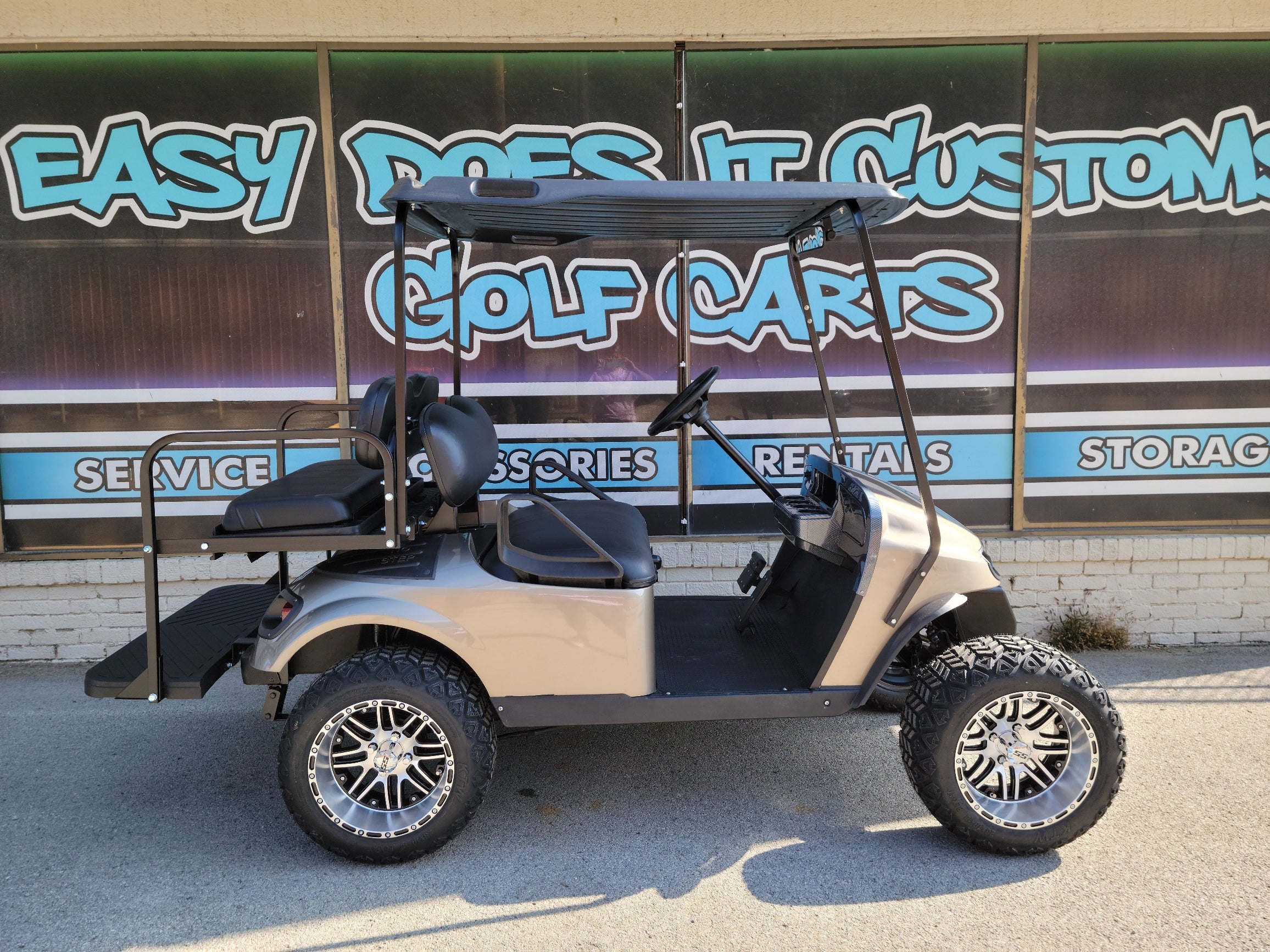 Club Car DS Gas Golf Cart - Charcoal *SOLD* – Easy Does It Customs LLC