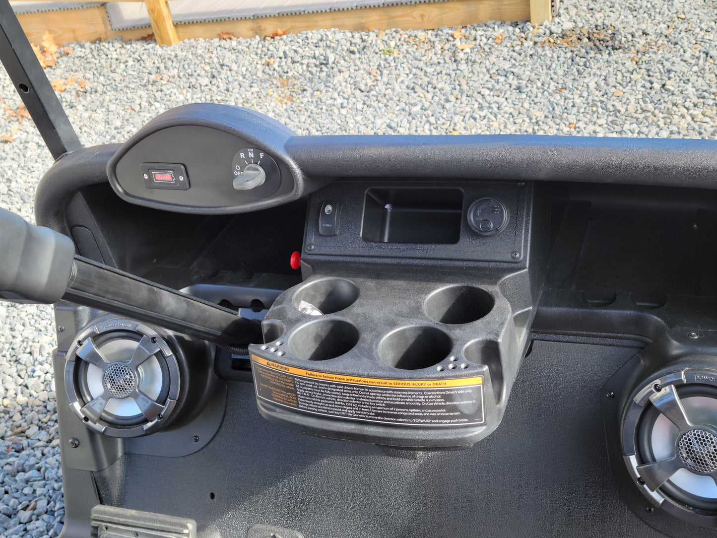 EZGO RXV Lithium Custom Inferno Red with Silver and Black *SOLD*