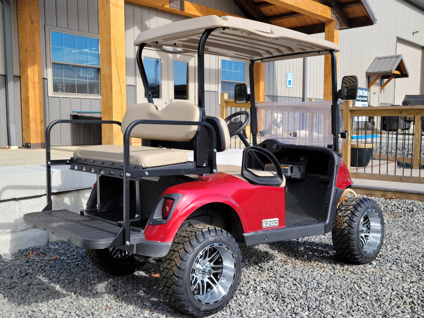 EZGO RXV 48v Lifted - Inferno Red *SOLD*