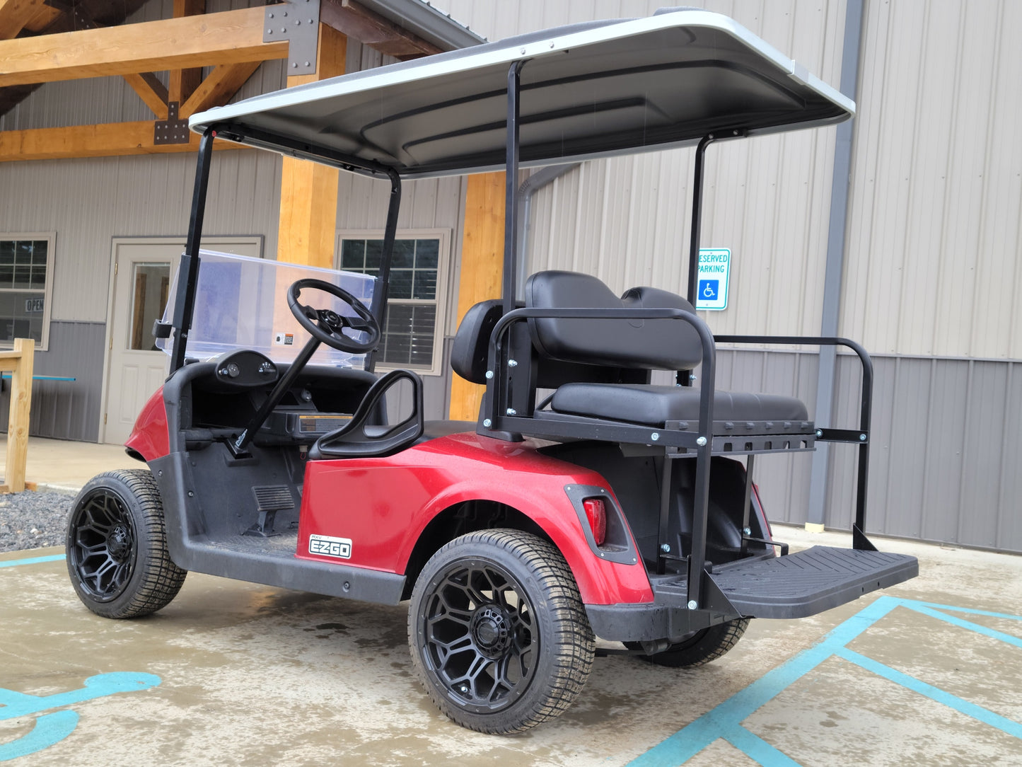 EZGO RXV 48v Custom - Red with Black *SOLD*