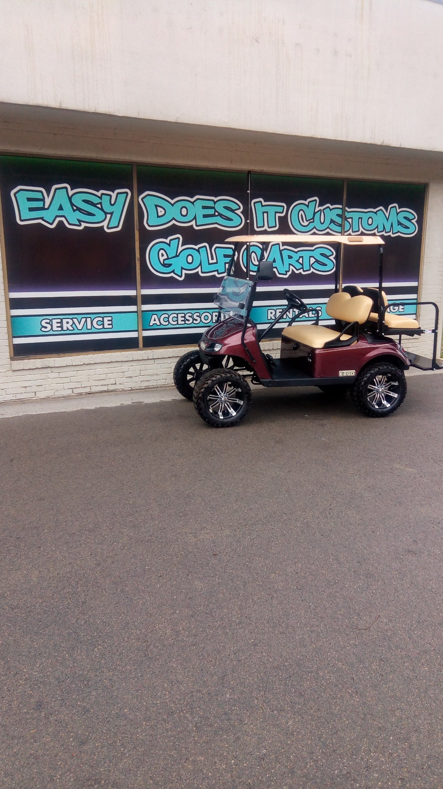 2015 Gas EZGO TXT- Burgundy *SOLD*