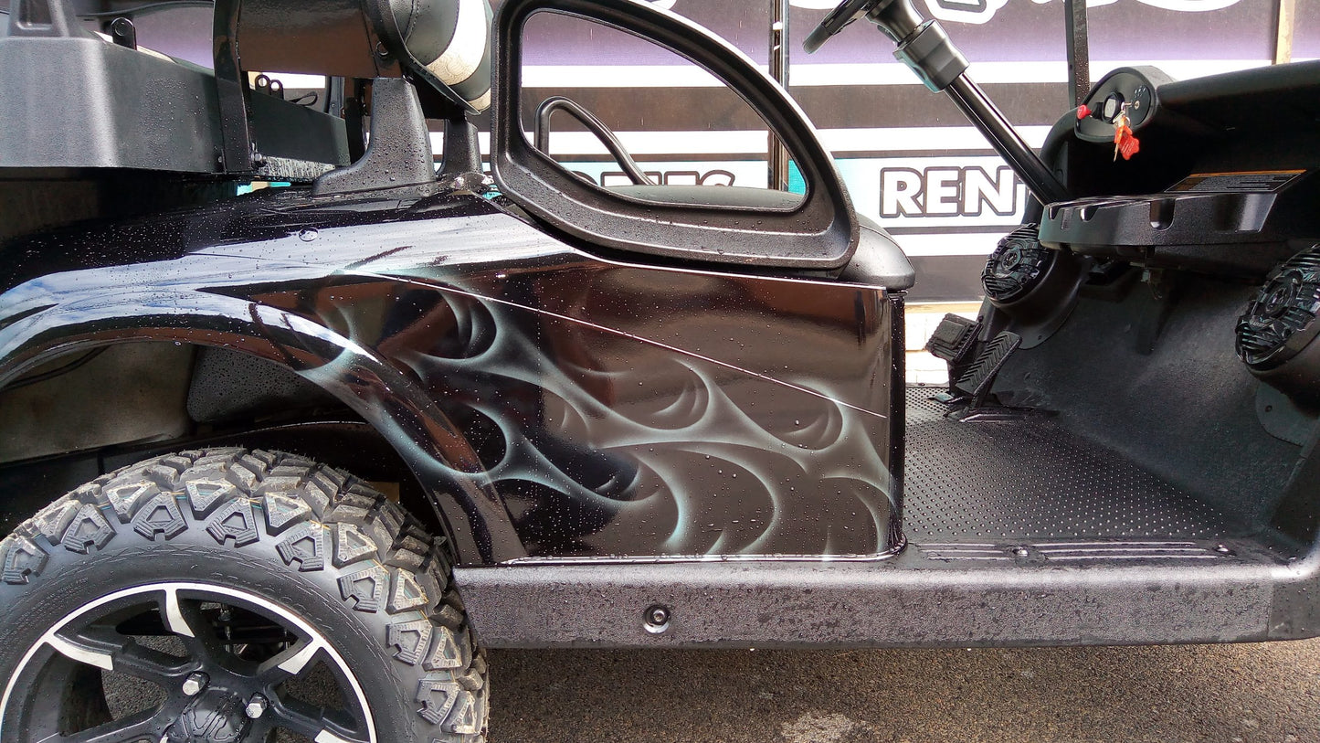 2015 EZGO RXV Golf Cart - Green Flame *SOLD*