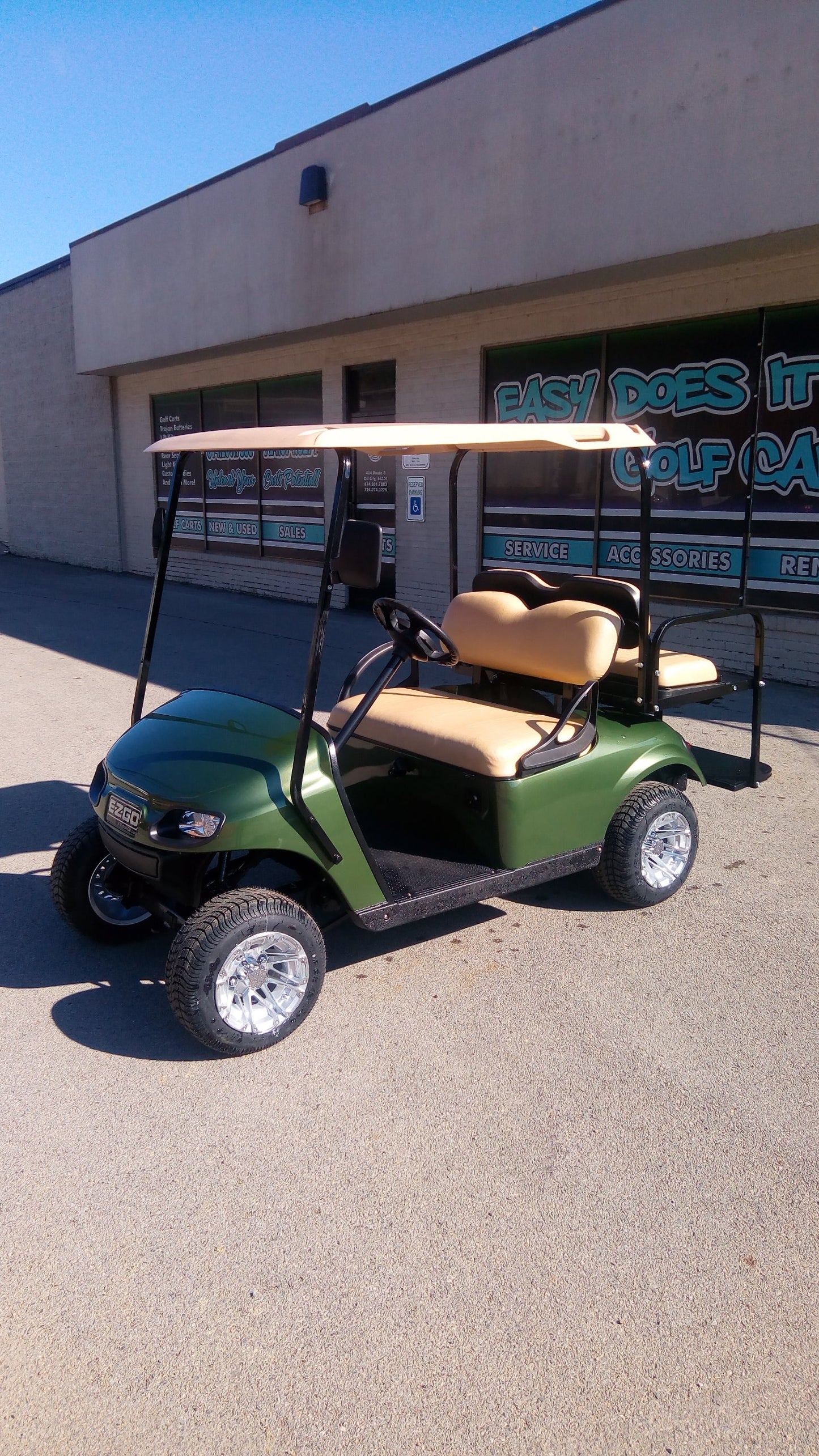 2015 Gas EZGO TXT- Oasis Green Golf Cart **SOLD**