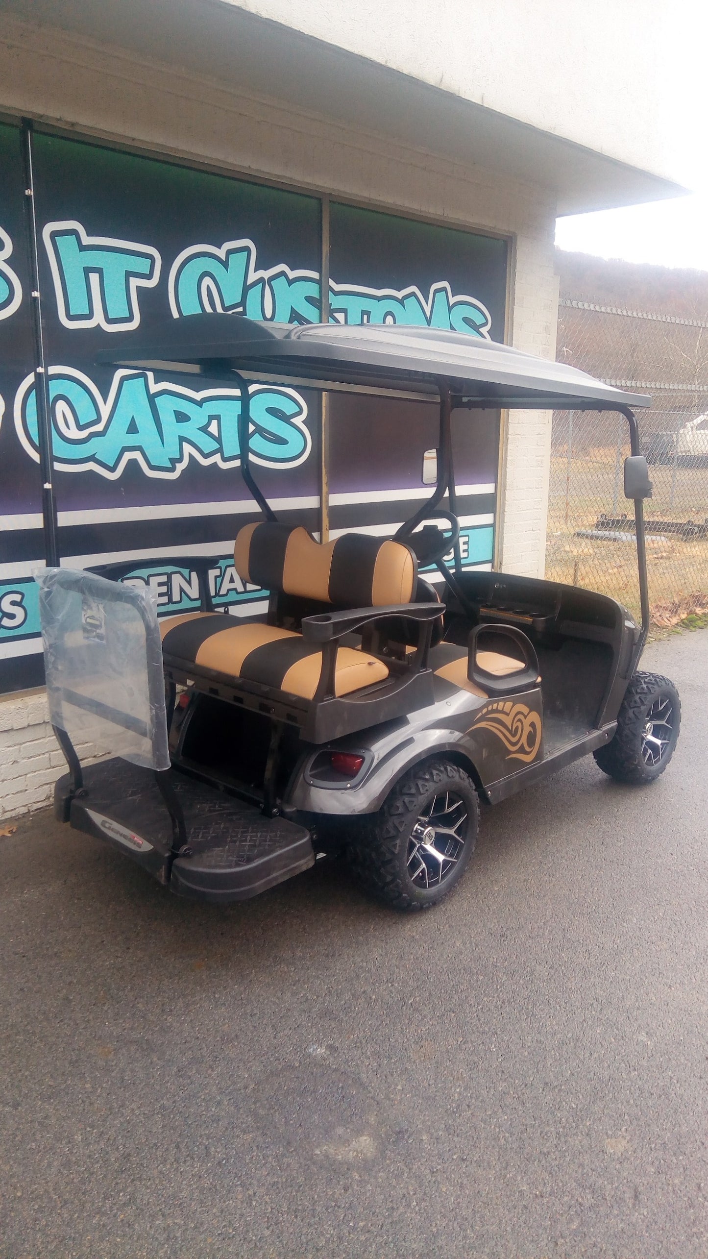 2015 Gas EZGO TXT - Charcoal and Tan *SOLD*