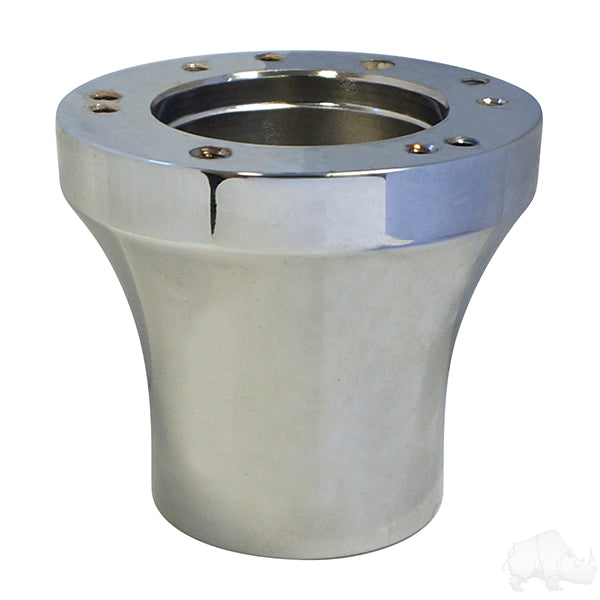 Chrome Steering Wheel Adapter for Golf Carts