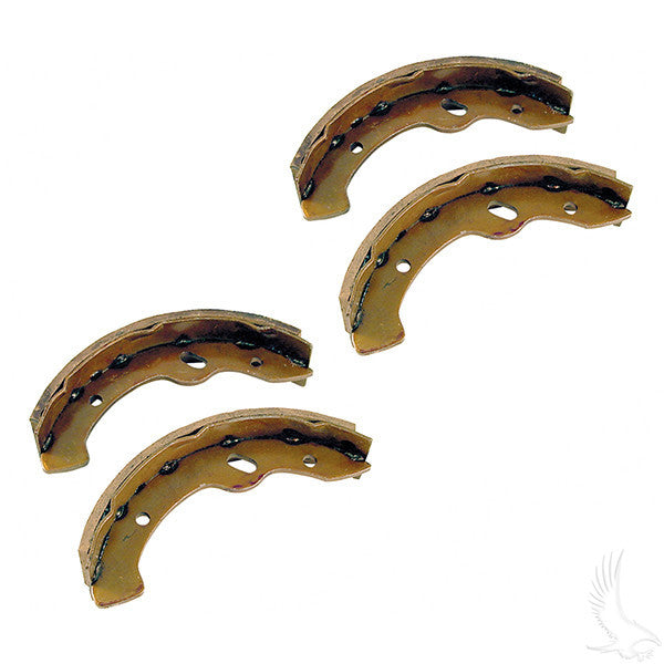 EZGO RXV, Medalist/TXT 97+, Workhorse 96+, Yamaha G2-G22 94-06 Brake Shoes, SET OF 4