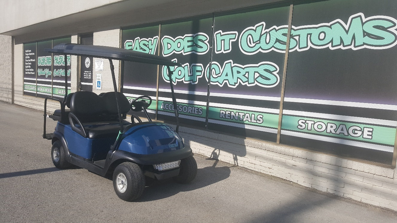 2011 Club Car Precedent Electric Golf Cart - Blue - SOLD