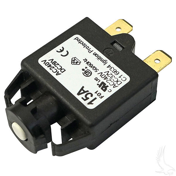 Club Car PowerDrive 3 Charger AC Circuit Breaker