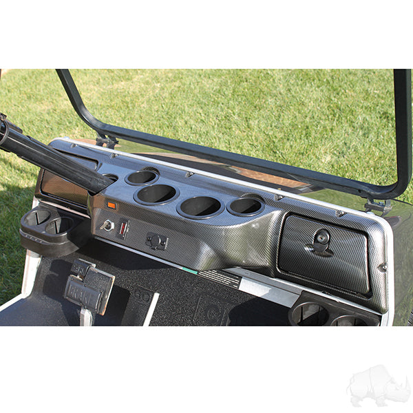 RHOX Club Car DS, Dash, Carbon Fiber 4 Cup
