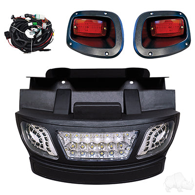 EZGO TXT 2014+ LED Light Bar Complete Bumper Kit