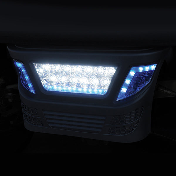RHOX LED Light Bar Bumper Kit w/ Multi Color LED, Club Car Precedent Gas 04+ & Electric 04-08.5