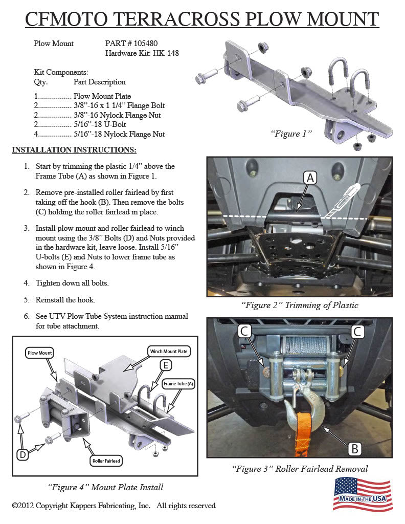 CFMOTO ZFORCE 600 / 600EX 2013-2015