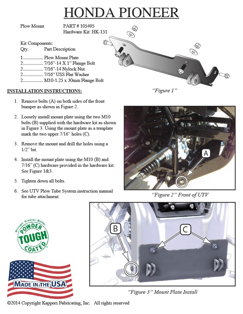 HONDA 700 Pioneer 2014-2025