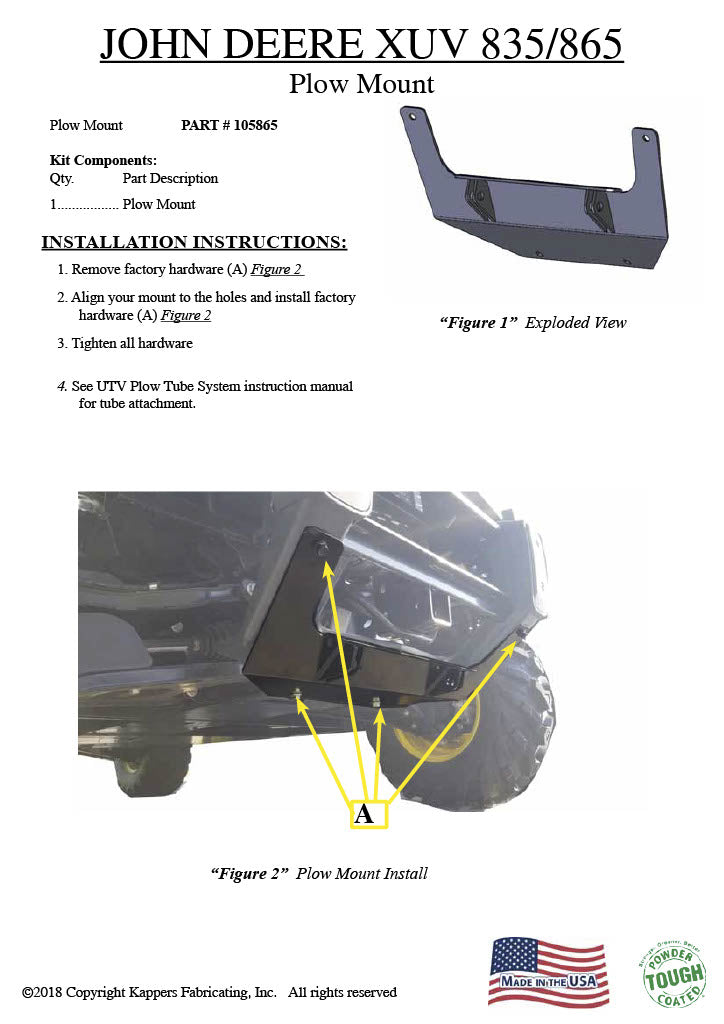 JOHN DEERE Gator XUV 835E ALL YEARS