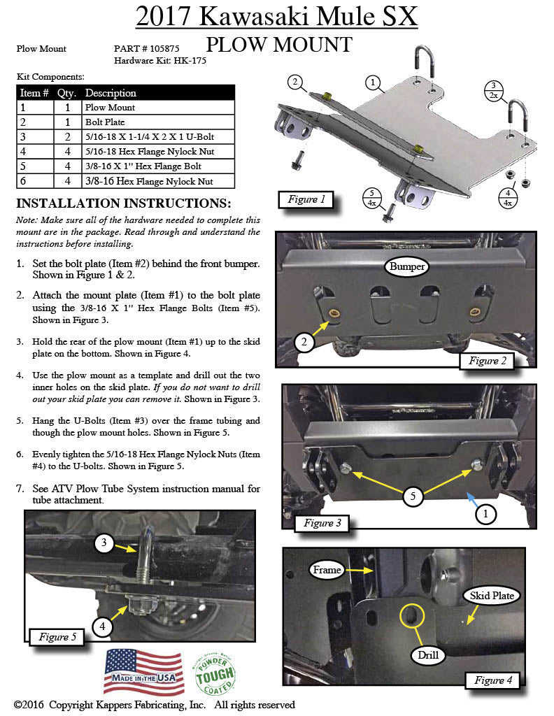 KAWASAKI UTV 400 Mule SX / XC 2017-2025