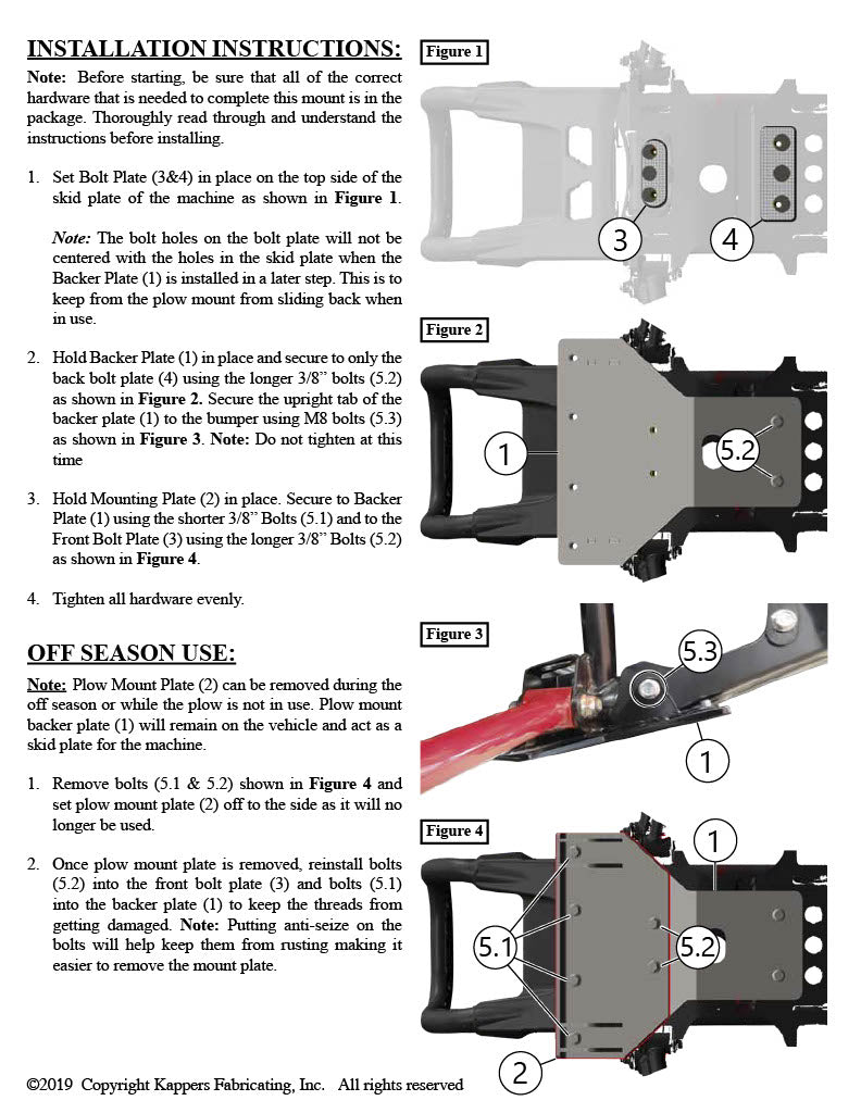 HONDA 1000 TALON X/R/XS/RS 2019 - 2024