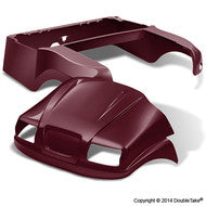 DoubleTake Phantom Golf Cart Body Kit For Club Car Precedent Burgundy