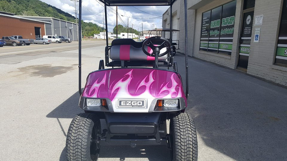 2008 Electric Custom Tribal EZGO TXT 4 Passenger Golf Cart - SOLD!