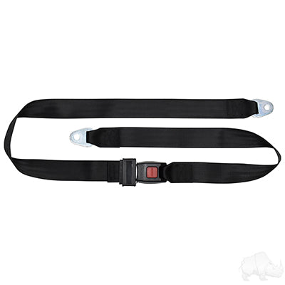Seat Belt, Black 72" Fully Extended